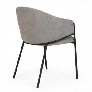 sedia-poltroncina-design-tessuto-grigio-struttura-metallo-nera-armchair-chair-grey (3)