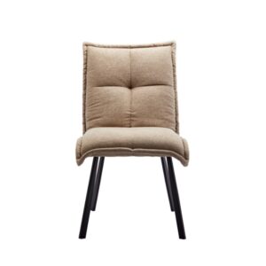 sedia-trapuntata-tessuto-beige-struttura-nera-sedia-imbottita-a-quadri (4)