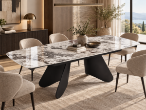 tavolo-a-botte-gres-ceramica-allungabile-venature-grigie-carrara-struttura-metallo-nero-tavolo-allungabile-160cm (1)